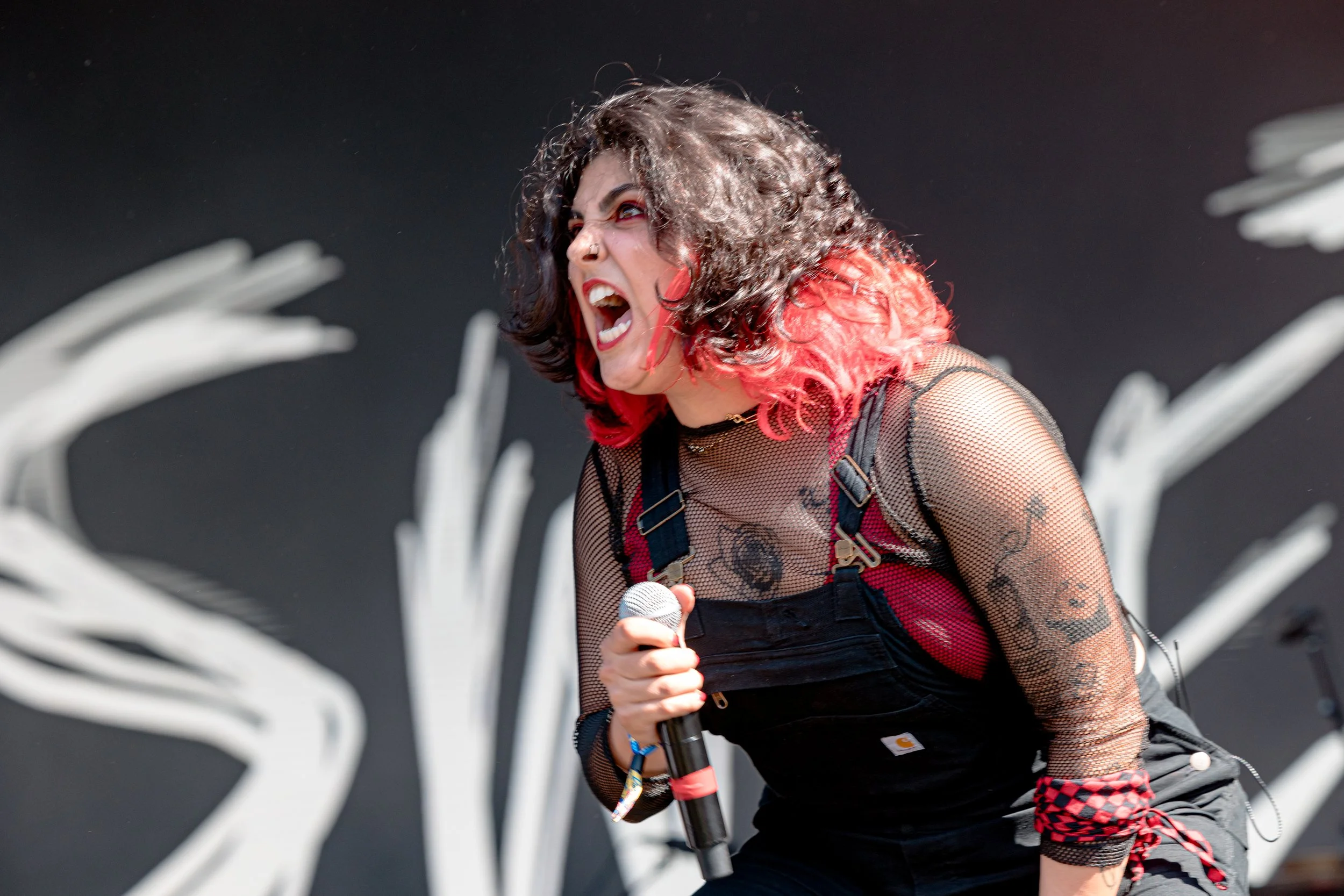 Sweet Pill performing on tour